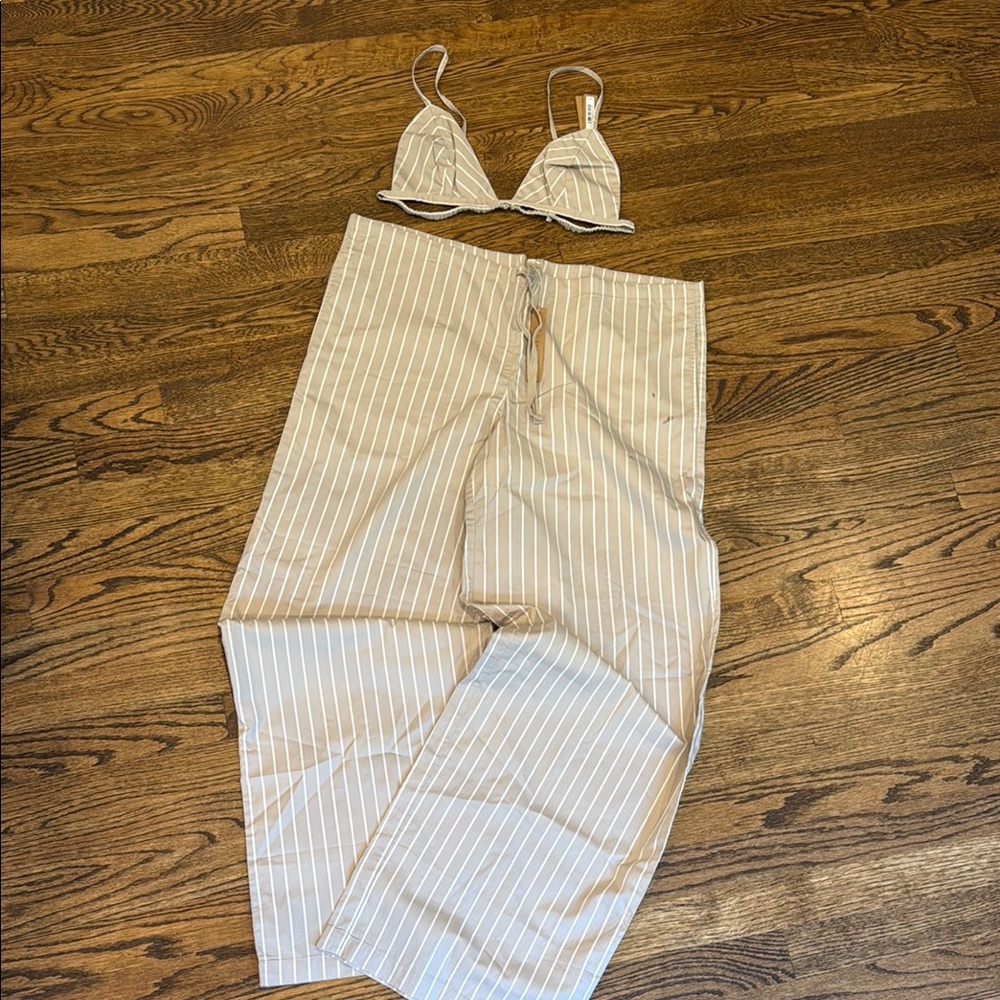 Striped Two-Piece Set